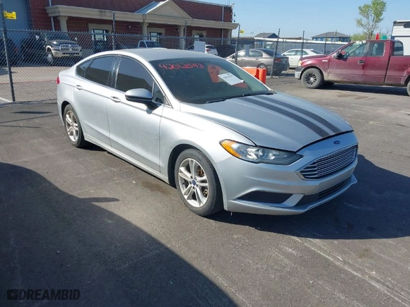 2018 Ford Fusion SE with VIN 3FA6P0H72JR117545, listed as a IAAI auction lot 42012543 with 147,214 mi miles. Bid and sale history available at carsss.com. Image 1.