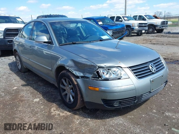 2004 Volkswagen Passat GLS z VIN WVWPD63B04E229578, wystawiony jako IAAI lot #41994869 z przebiegiem 136 746 mil mil oraz . Historia ofert i sprzedaży dostępna na DreamBid. Obrazek 1.