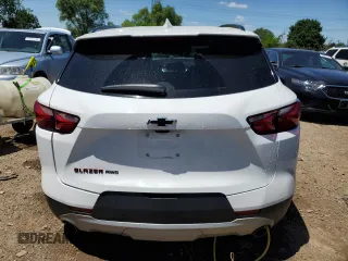 2022 Chevrolet Blazer LT with VIN 3GNKBJR47NS228602, listed as a Copart auction lot 58122064 with 24,317 mi miles and Salvage title. Bid and sale history available at DreamBid. Image 6.