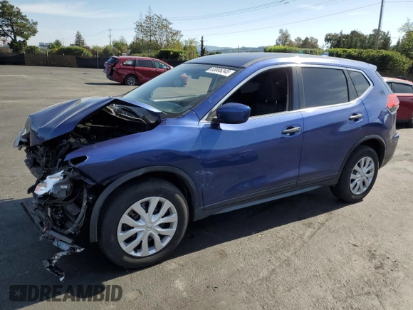 2017 Nissan Rogue S with VIN KNMAT2MVXHP554548, listed as a Copart auction lot 53005245 with 112,515 mi miles and Salvage title. Bid and sale history available at DreamBid. Image 1.