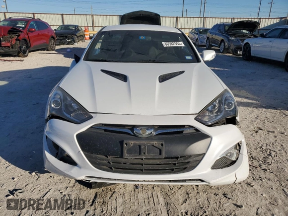 2015 Hyundai Genesis Coupe 3.8L Base with VIN KMHHT6KJXFU129332, listed as a Copart auction lot 80962994 with Not provided miles and Salvage title. Bid and sale history available at DreamBid. Image 5.