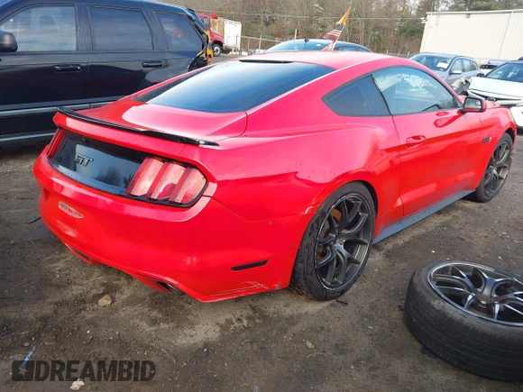 2016 Ford Mustang GT with VIN 1FA6P8CF7G5293256, listed as a IAAI auction lot 41013423 with 139,619 mi miles. Bid and sale history available at carsss.com. Image 4.