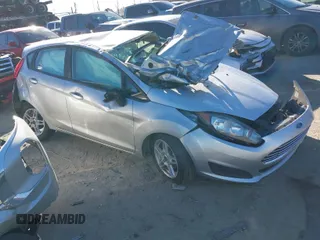 2018 Ford Fiesta SE with VIN 3FADP4EJ1JM114972, listed as a IAAI auction lot 41254391 with 28,114 mi miles and . Bid and sale history available at carsss.com. Image 1.