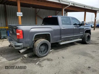 2015 GMC Sierra 2500HD SLT with VIN 1GT12ZE85FF589148, listed as a Copart auction lot 51329515 with 194,378 mi miles and Salvage title. Bid and sale history available at DreamBid. Image 3.