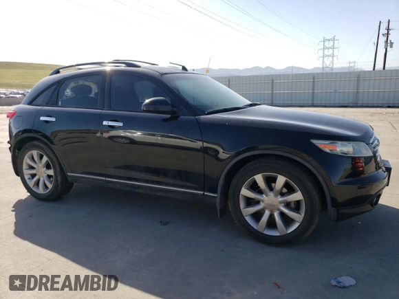 2003 Infiniti FX35 w/Options with VIN JNRAS08W53X201007, listed as a Copart auction lot 52367345 with 136,984 mi miles and Salvage Title. Bid and sale history available at carsss.com. Image 4.
