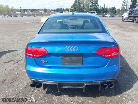 2011 Audi S4 Prestige with VIN WAUKGAFL4BA090758, listed as a IAAI auction lot 41953468 with 51,626 mi miles. Bid and sale history available at carsss.com. Image 16.