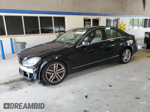 2013 Mercedes-Benz C 300 Sport with VIN WDDGF8AB0DR253371, listed as a Copart auction lot 62021785 with 190,938 mi miles and Salvage title. Bid and sale history available at DreamBid. Image 1.