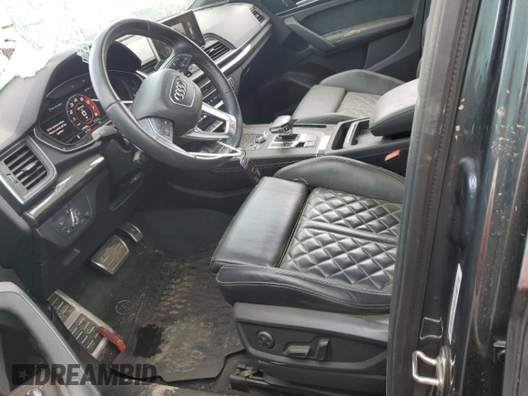 2018 Audi SQ5 Premium Plus with VIN WA1A4AFY0J2205183, listed as a Copart auction lot 65414304 with 53,868 mi miles and Salvage Title. Bid and sale history available at DreamBid. Image 7.