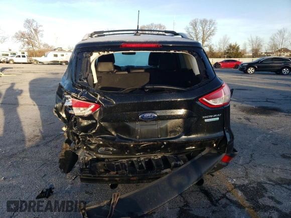 2013 Ford Escape Titanium with VIN 1FMCU0J99DUC23775, listed as a Copart auction lot 84480614 with 0 mi miles and Salvage Title. Bid and sale history available at carsss.com. Image 6.