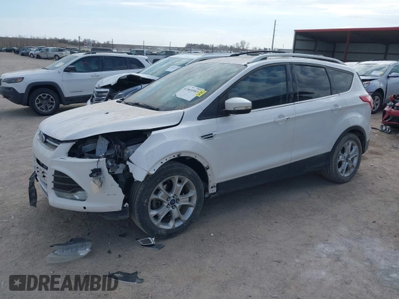 2015 Ford Escape Titanium with VIN 1FMCU9J90FUA67262, listed as a IAAI auction lot 41869583 with 161,281 mi miles. Bid and sale history available at carsss.com. Image 2.