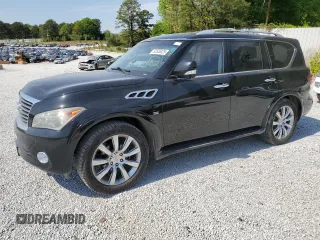 2014 Infiniti QX80 with VIN JN8AZ2NF8E9555689, listed as a Copart auction lot 53536325 with 191,185 mi miles and Clean Title. Bid and sale history available at DreamBid. Image 1.