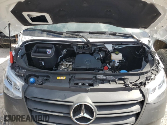 2024 Mercedes-Benz Sprinter Cargo with VIN W1Y4KBHY5RT182366, listed as a Copart auction lot 73993504 with 3,149 mi miles and Clean Title. Bid and sale history available at carsss.com. Image 12.