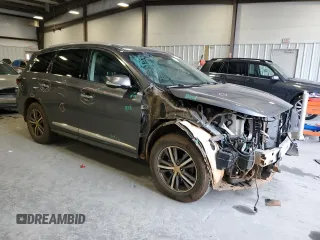 2016 Infiniti QX60 with VIN 5N1AL0MN9GC522194, listed as a Copart auction lot 47462445 with 145,541 mi miles and Salvage Title. Bid and sale history available at DreamBid. Image 4.