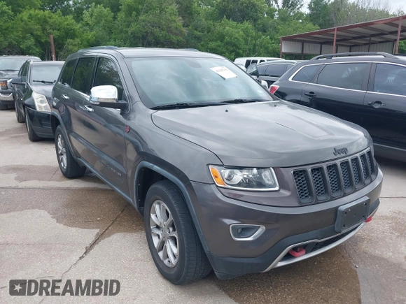 2014 Jeep Grand Cherokee Limited with VIN 1C4RJFBG4EC227165, listed as a IAAI auction lot 42135232 with 105,873 mi miles. Bid and sale history available at carsss.com. Image 1.