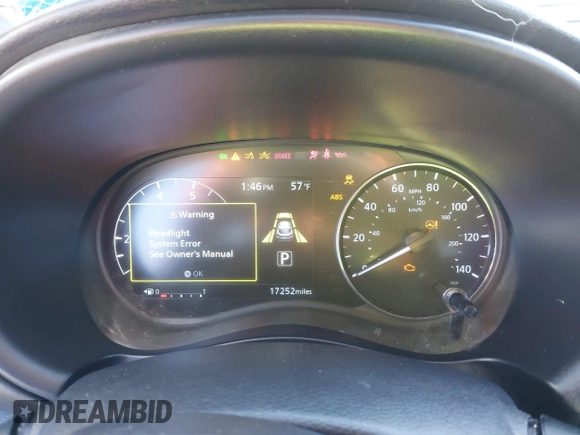 2024 Nissan Kicks SR with VIN 3N1CP5DV3RL495793, listed as a IAAI auction lot 41077823 with 17,252 mi miles and . Bid and sale history available at DreamBid. Image 7.