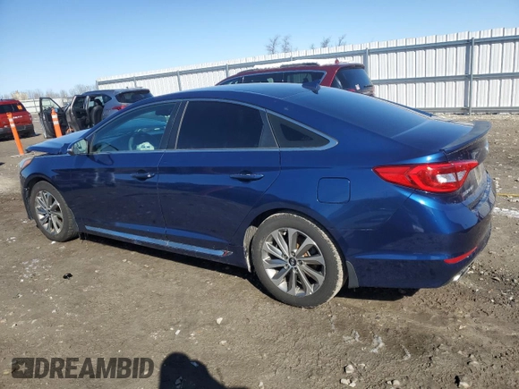 2016 Hyundai Sonata Sport with VIN 5NPE34AF9GH403754, listed as a Copart auction lot 50369425 with 114,152 mi miles and Non Repairable. Bid and sale history available at DreamBid. Image 2.