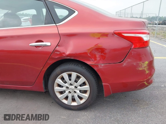 2016 Nissan Sentra S with VIN 3N1AB7AP7GY252835, listed as a IAAI auction lot 42117638 with 153,119 mi miles. Bid and sale history available at carsss.com. Image 6.