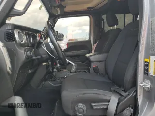 2020 Jeep Wrangler Unlimited Sahara z VIN 1C4HJXEN3LW184557, wystawiony jako Copart lot #54826075 z przebiegiem 50 785 mil mil oraz Szkoda całkowita • Salvage title. Historia ofert i sprzedaży dostępna na DreamBid. Obrazek 7.