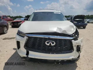 2024 Infiniti QX60 Luxe with VIN 5N1DL1FS7RC338753, listed as a Copart auction lot 61552565 with 24,667 mi miles and Salvage title. Bid and sale history available at DreamBid. Image 5.