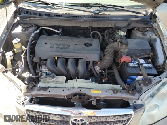 2007 Toyota Corolla CE with VIN 1NXBR32E37Z834402, listed as a Copart auction lot 45169685 with 134,420 mi miles and Salvage Title. Bid and sale history available at DreamBid. Image 11.