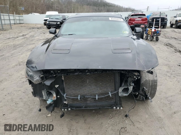 2022 Ford Mustang GT with VIN 1FA6P8CF9N5140097, listed as a Copart auction lot 85446814 with 19,066 mi miles and Salvage Title. Bid and sale history available at carsss.com. Image 5.