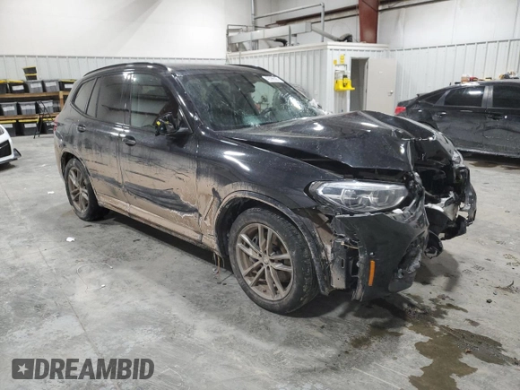 2020 BMW X3 M40i with VIN 5UXTY9C02L9D23795, listed as a Copart auction lot 42096505 with 55,231 mi miles and Salvage Title. Bid and sale history available at DreamBid. Image 4.