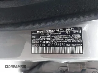 2013 Mercedes-Benz C 300 Sport с VIN WDDGF8AB1DR256425, выставлен на аукционе IAAI как лот 42560342 с пробегом 119 440 миль миль и . История ставок и продаж доступна на DreamBid. Изображение 9.