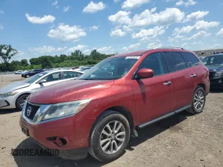 2015 Nissan Pathfinder SL with VIN 5N1AR2MM6FC717623, listed as a Copart auction lot 63390535 with 153,391 mi miles and Clean title. Bid and sale history available at DreamBid. Image 1.