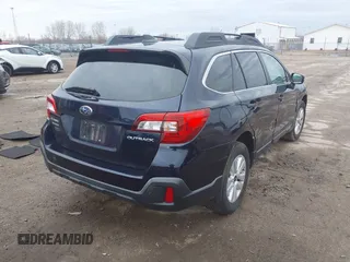 2018 Subaru Outback Premium with VIN 4S4BSAFC7J3375695, listed as a IAAI auction lot 41755172 with 99,458 mi miles and . Bid and sale history available at DreamBid. Image 4.