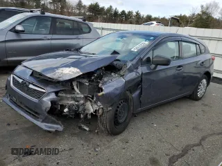 2017 Subaru Impreza with VIN 4S3GTAA65H3749529, listed as a Copart auction lot 88337695 with 109,254 mi miles and Non Repairable. Bid and sale history available at carsss.com. Image 1.