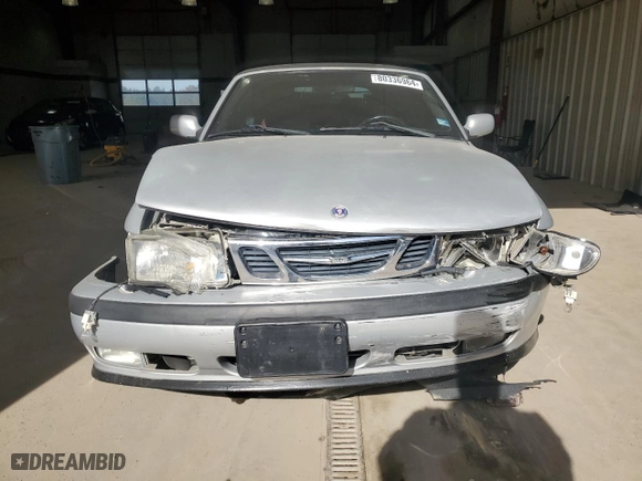 2003 Saab 9-3 SE with VIN YS3DF78KX37002194, listed as a Copart auction lot 80336964 with NaN miles and Clean Title. Bid and sale history available at carsss.com. Image 5.