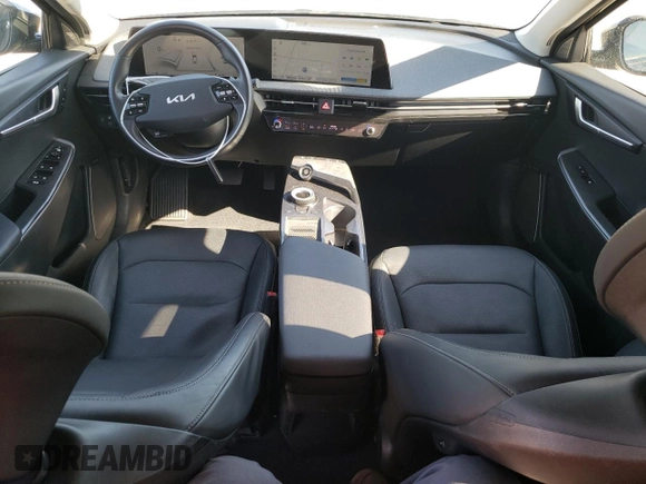 2022 Kia EV6 Wind with VIN KNDC34LA1N5055731, listed as a Copart auction lot 69459954 with 47,919 mi miles and Salvage Title. Bid and sale history available at carsss.com. Image 8.