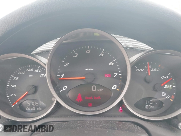 2006 Porsche Boxster with VIN WP0CA29866U712142, listed as a IAAI auction lot 42423093 with 57,057 mi miles and . Bid and sale history available at DreamBid. Image 7.