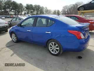 2014 Nissan Versa SV with VIN 3N1CN7AP7EL854158, listed as a Copart auction lot 48670005 with 0 mi miles and Salvage Title. Bid and sale history available at carsss.com. Image 2.