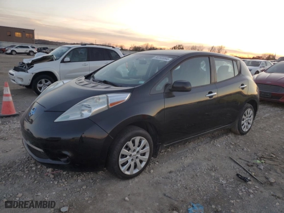 2015 Nissan LEAF SV with VIN 1N4AZ0CPXFC308227, listed as a Copart auction lot 80269994 with 86,341 mi miles and Clean Title. Bid and sale history available at carsss.com. Image 1.