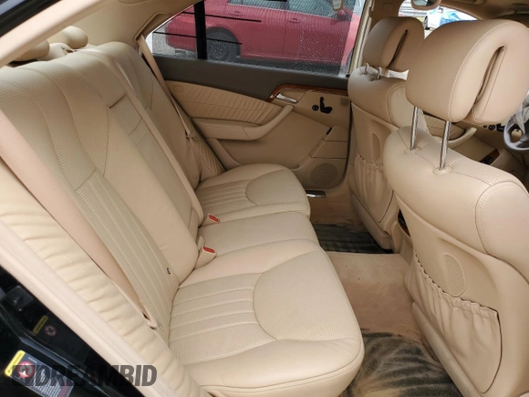 2004 Mercedes-Benz S 55 AMG with VIN WDBNG74J04A407814, listed as a Copart auction lot 47820895 with 57,096 mi miles and Salvage Title. Bid and sale history available at DreamBid. Image 10.