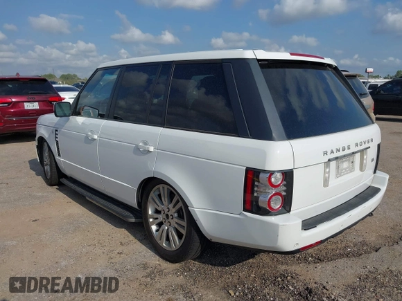 2012 Land Rover Range Rover HSE Lux with VIN SALMF1D43CA371907, listed as a IAAI auction lot 40171495 with 99,201 mi miles and . Bid and sale history available at DreamBid. Image 3.