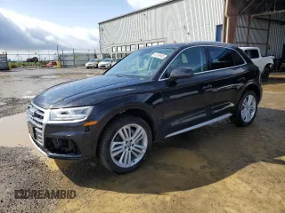 2020 Audi Q5 Premium Plus with VIN WA1BNAFY0L2076155, listed as a Copart auction lot 45599985 with 41,366 mi miles and Salvage Title. Bid and sale history available at carsss.com. Image 1.