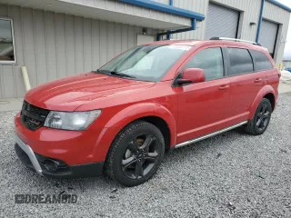 2020 Dodge Journey Crossroad with VIN 3C4PDCGB7LT206421, listed as a Copart auction lot 49666715 with 101,179 mi miles and Salvage Title. Bid and sale history available at carsss.com. Image 1.