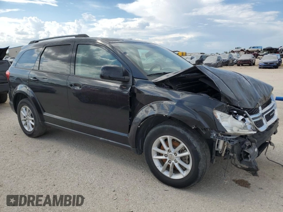 2015 Dodge Journey SXT with VIN 3C4PDDBG4FT548972, listed as a Copart auction lot 74633934 with 93,944 mi miles and Salvage Title. Bid and sale history available at DreamBid. Image 4.
