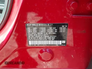 2017 Honda HR-V LX with VIN 3CZRU6H32HM700330, listed as a IAAI auction lot 41879136 with 90,629 mi miles. Bid and sale history available at carsss.com. Image 9.