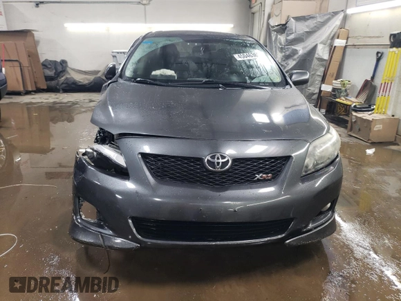 2009 Toyota Corolla XRS with VIN 1NXBE40E39Z002498, listed as a Copart auction lot 45046365 with 197,218 mi miles and Salvage Title. Bid and sale history available at carsss.com. Image 5.