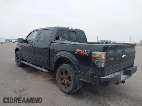 2013 Ford F-150 XL with VIN 1FTFW1ET2DFB98634, listed as a IAAI auction lot 42016749 with 158,056 mi miles. Bid and sale history available at carsss.com. Image 3.