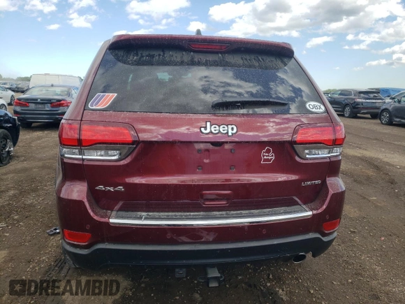 2020 Jeep Grand Cherokee Limited X z VIN 1C4RJFBG4LC152061, wystawiony jako Copart lot #58261805 z przebiegiem 11 769 mil mil oraz Szkoda całkowita • Salvage title. Historia ofert i sprzedaży dostępna na DreamBid. Obrazek 6.