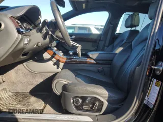 2015 Audi A8 L 4.0T with VIN WAU32AFD7FN041466, listed as a Copart auction lot 47211805 with 85,446 mi miles and Salvage Title. Bid and sale history available at carsss.com. Image 7.