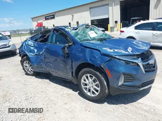 2024 Chevrolet Equinox LT z VIN 3GNAXJEG2RL171478, wystawiony jako IAAI lot #39334033 z przebiegiem 14 535 mil mil oraz . Historia ofert i sprzedaży dostępna na DreamBid. Obrazek 1.