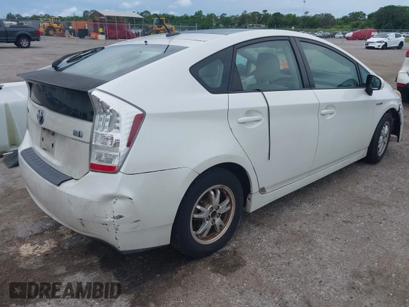 2011 Toyota Prius I z VIN JTDKN3DU5B5249781, wystawiony jako IAAI lot #42425049 z przebiegiem 215 683 mil mil oraz . Historia ofert i sprzedaży dostępna na DreamBid. Obrazek 4.