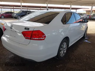 2012 Volkswagen Passat S w/Appearance with VIN 1VWAP7A35CC084706, listed as a IAAI auction lot 41927364 with 245,100 mi miles. Bid and sale history available at carsss.com. Image 4.