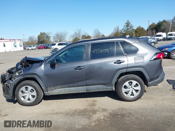 2020 Toyota RAV4 LE with VIN 2T3H1RFV8LW103724, listed as a IAAI auction lot 41738929 with 1 mi miles. Bid and sale history available at carsss.com. Image 14.