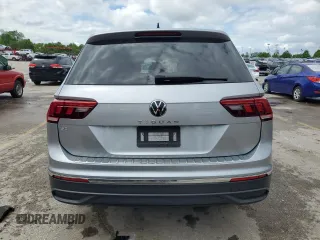2022 Volkswagen Tiguan SE with VIN 3VV3B7AX0NM048051, listed as a Copart auction lot 55307995 with 36,849 mi miles and Salvage title. Bid and sale history available at DreamBid. Image 6.